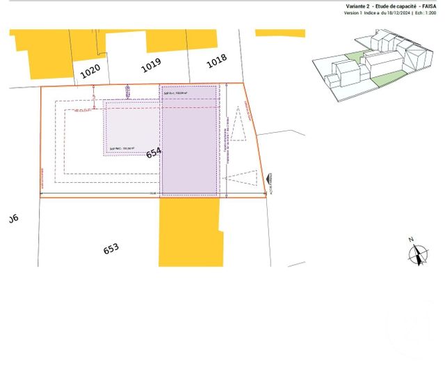 terrain à vendre - 429.0 m2 - LA MURETTE - 38 - RHONE-ALPES - Century 21 Immobilier Voiron